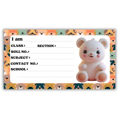 Kids Name Slips Cartoon Printed - Pack of 36 - Self Fill in
