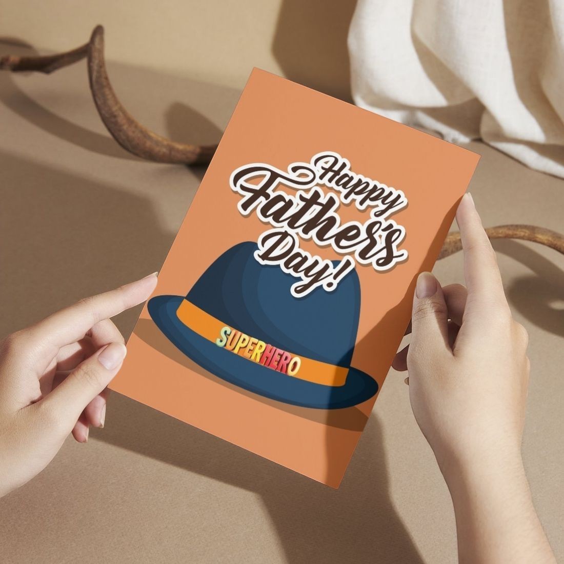 Father's Day Card for Dad — Printed Greeting Card with Envelope