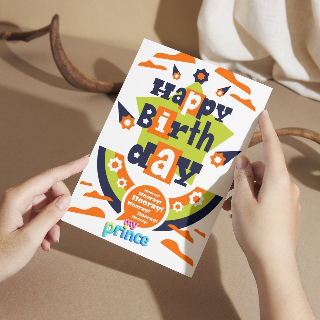 Son Birthday Greeting Card with Envelope