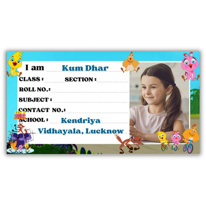Kids Photo Name Slips Pack of 36