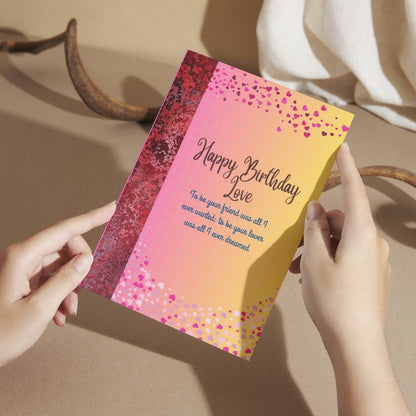 Love Birthday Greeting Card