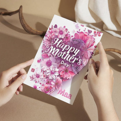 Mother's Day Greeting Card with Envelope - Gift for Mom