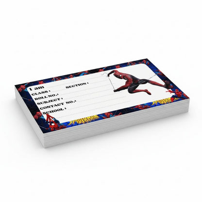 Kids Name Slips Cartoon Printed - Pack of 36 - Self Fill in