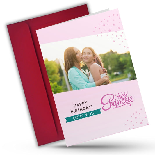 Daughter Birthday Photo Greeting Card