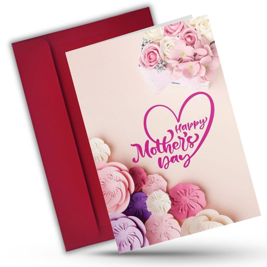 Mother's Day Greeting Card with Envelope - Gift for Mom