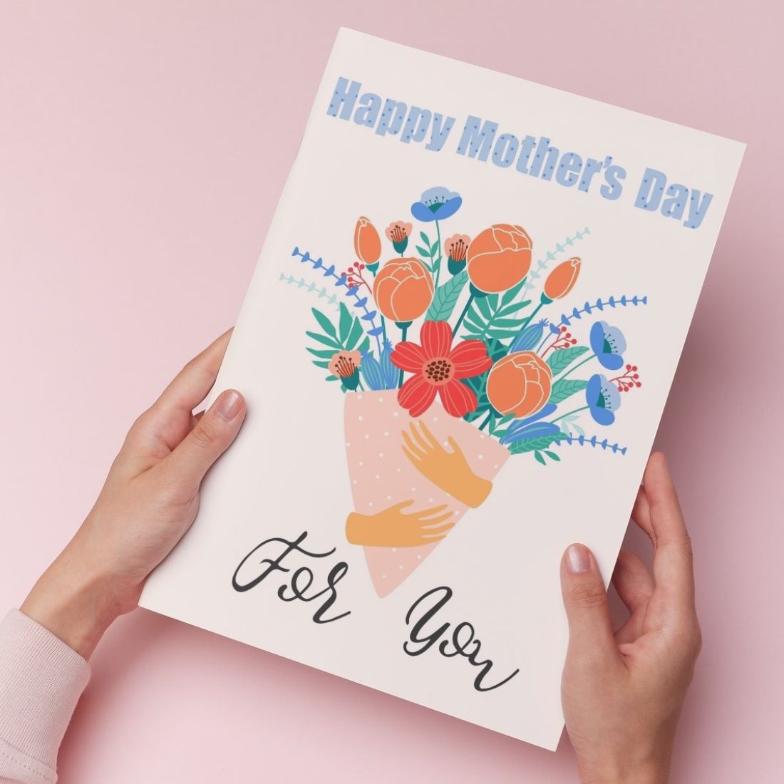 Mother's Day Greeting Card with Envelope - Gift for Mom