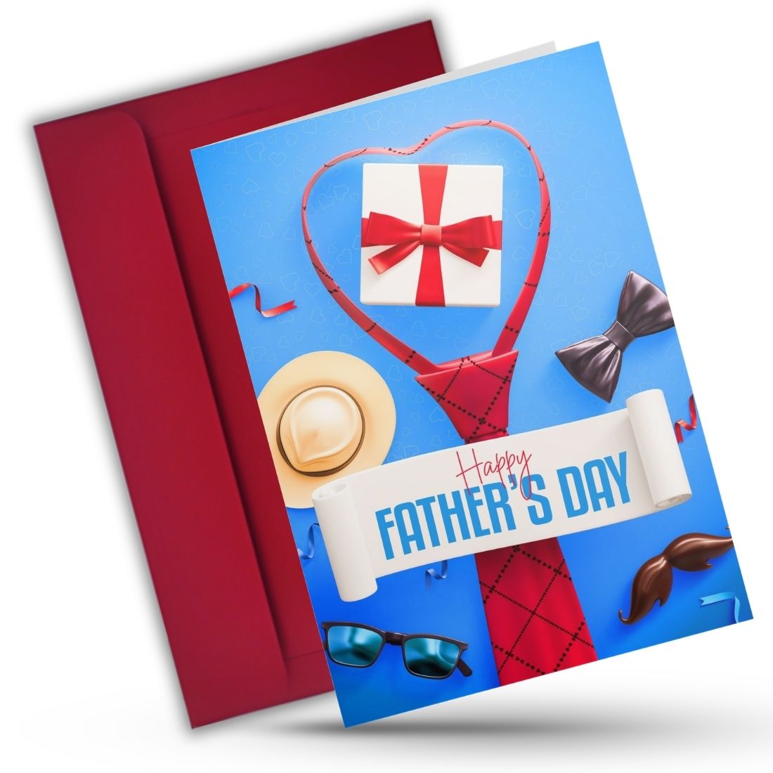 Father's Day Card for Dad — Printed Greeting Card with Envelope