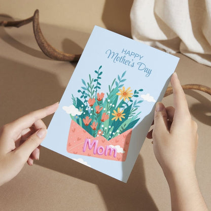 Mother's Day Greeting Card with Envelope - Gift for Mom