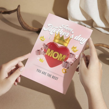 Mother's Day Greeting Card with Envelope - Gift for Mom