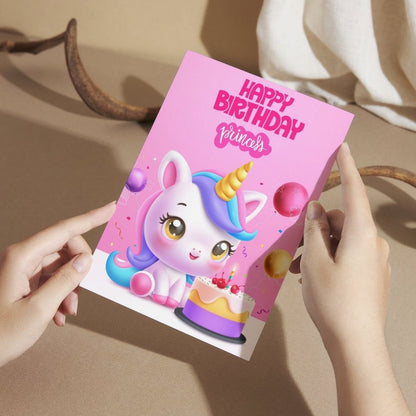Daughter Birthday Greeting Card with Envelope