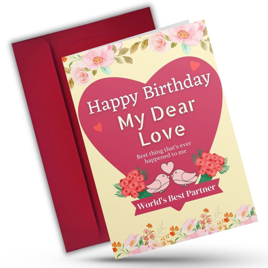 Love Birthday Greeting Card
