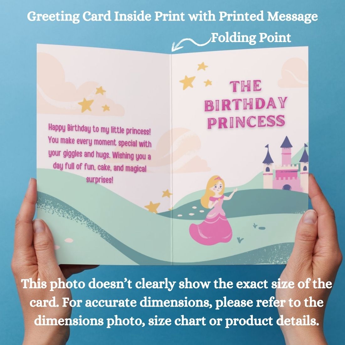 Daughter Birthday Greeting Card with Envelope