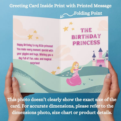 Daughter Birthday Greeting Card with Envelope