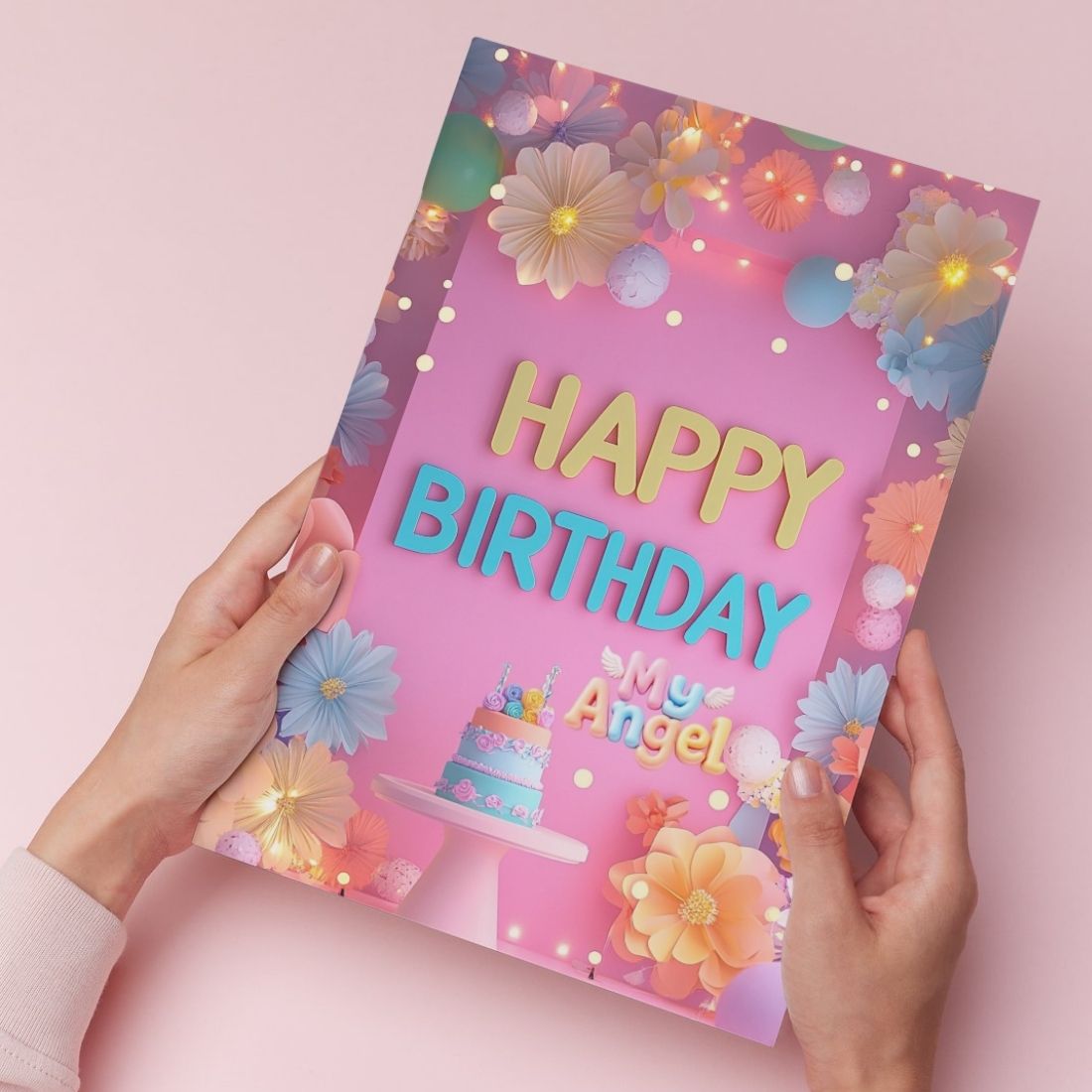 Daughter Birthday Greeting Card with Envelope