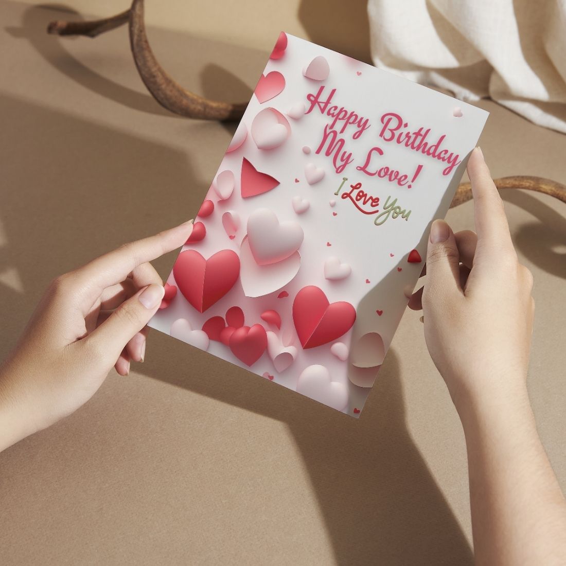 Love Birthday Greeting Card