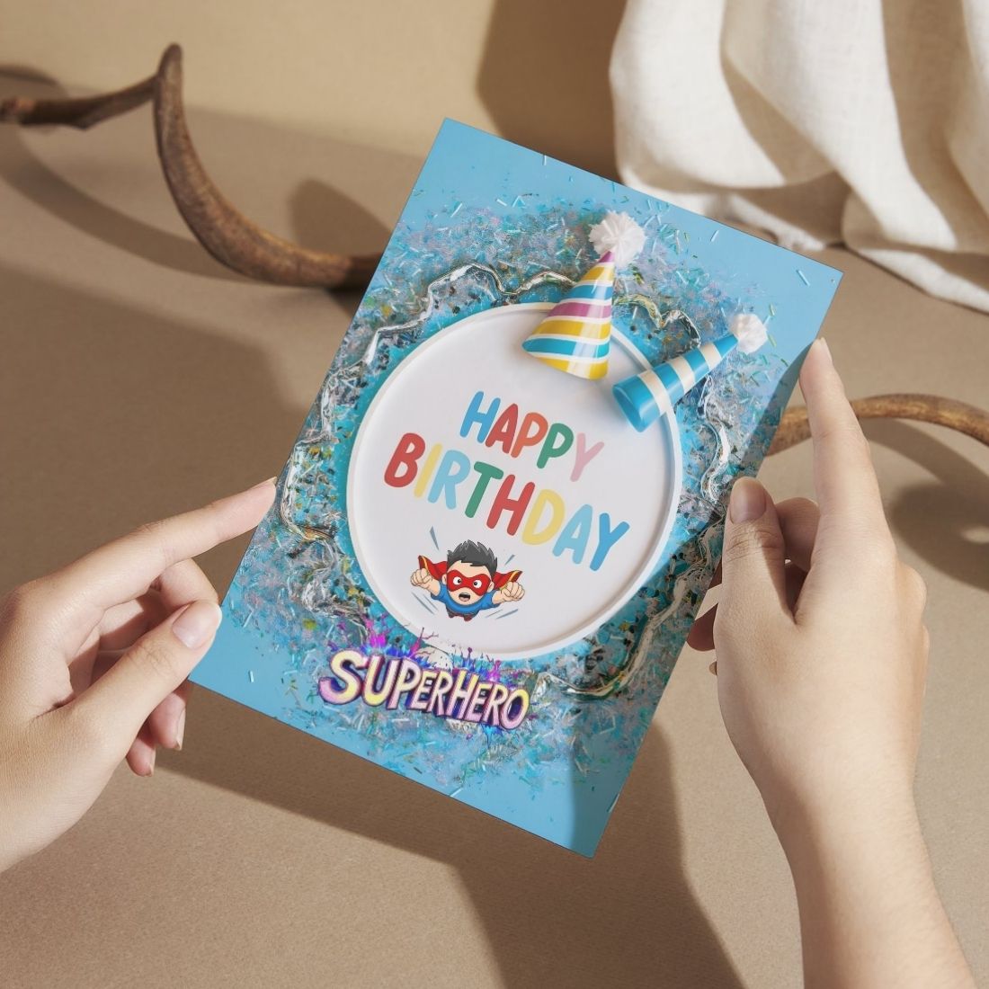 Son Birthday Greeting Card with Envelope