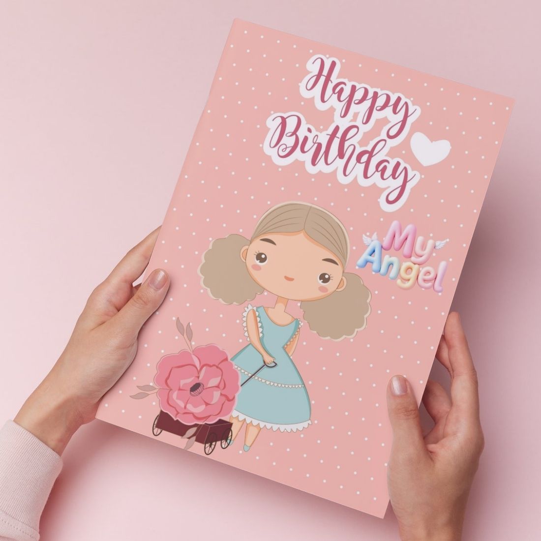 Daughter Birthday Greeting Card with Envelope