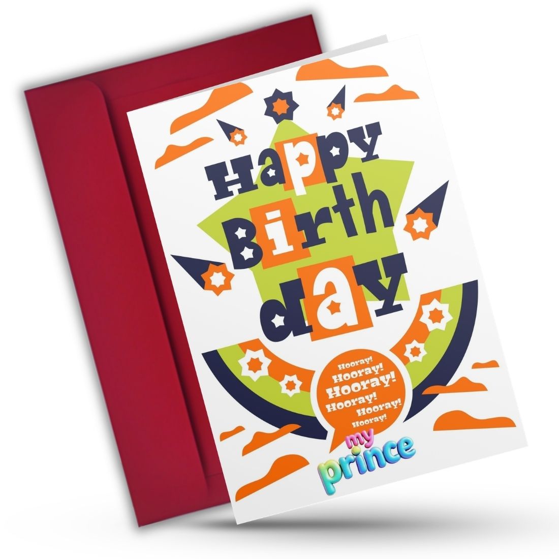 Son Birthday Greeting Card with Envelope