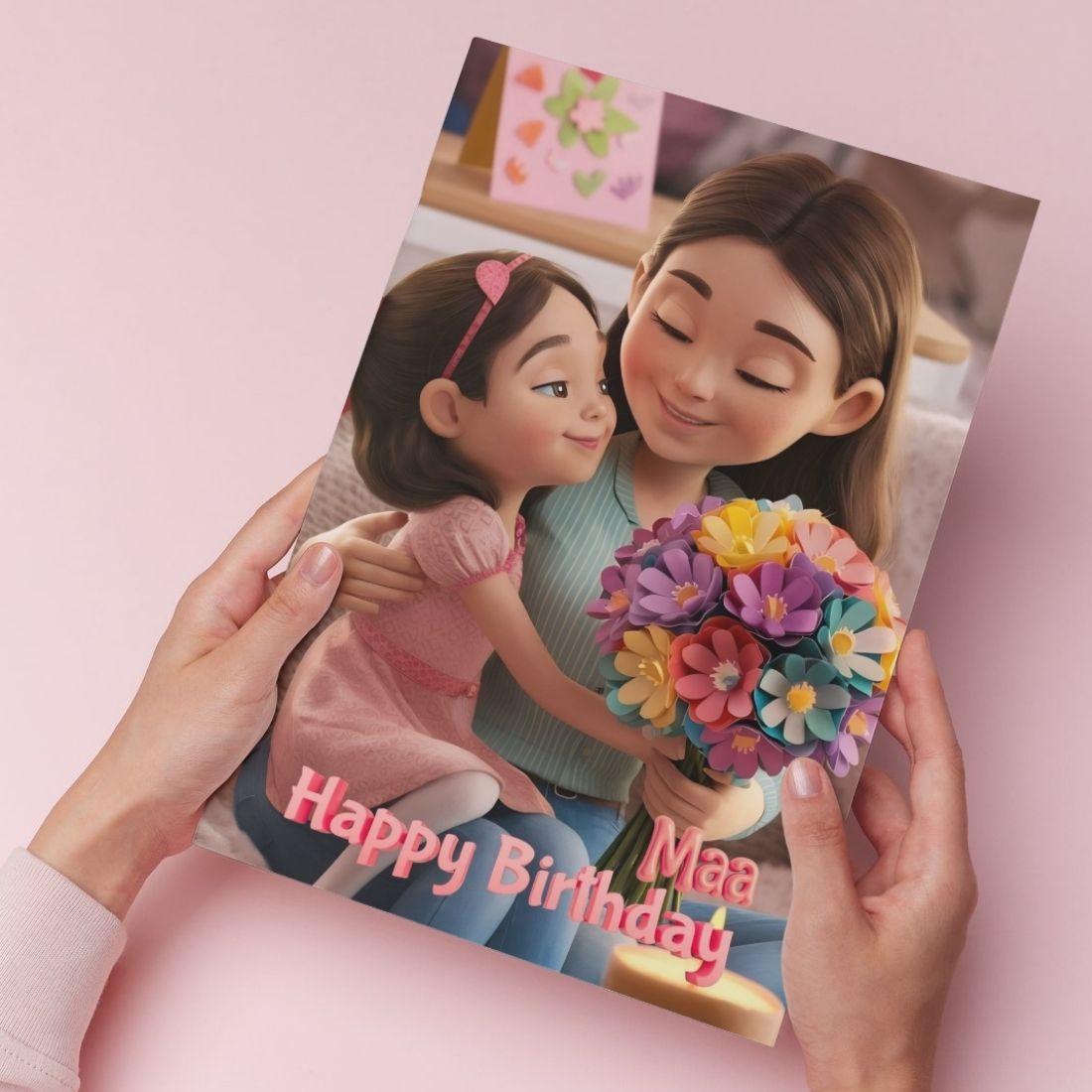 Mother Birthday Greeting Card with Envelope