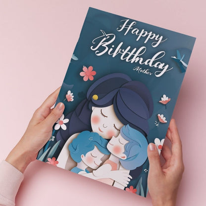 Mother Birthday Greeting Card with Envelope
