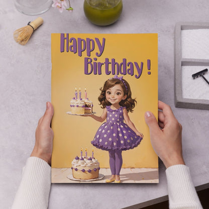 Happy Birthday Greeting Card For Family, Friends