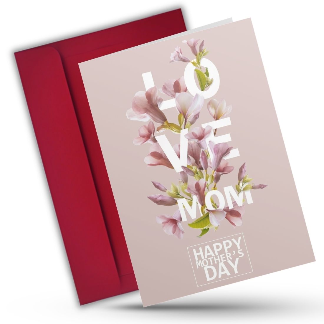 Mother's Day Greeting Card with Envelope - Gift for Mom