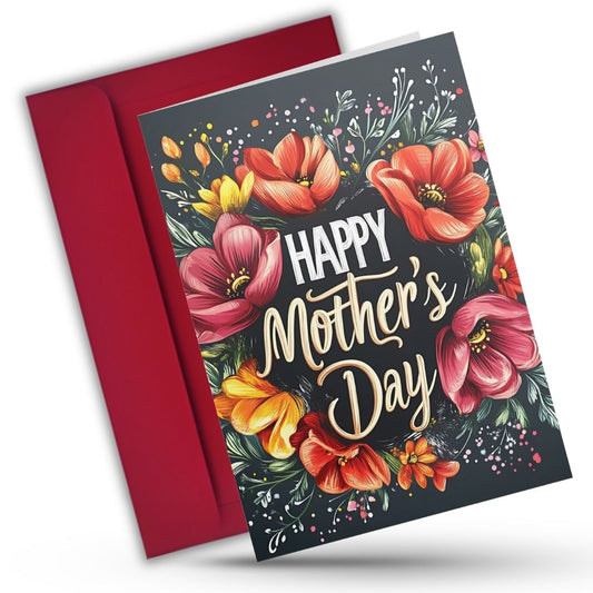 Mother's Day Greeting Card with Envelope - Gift for Mom