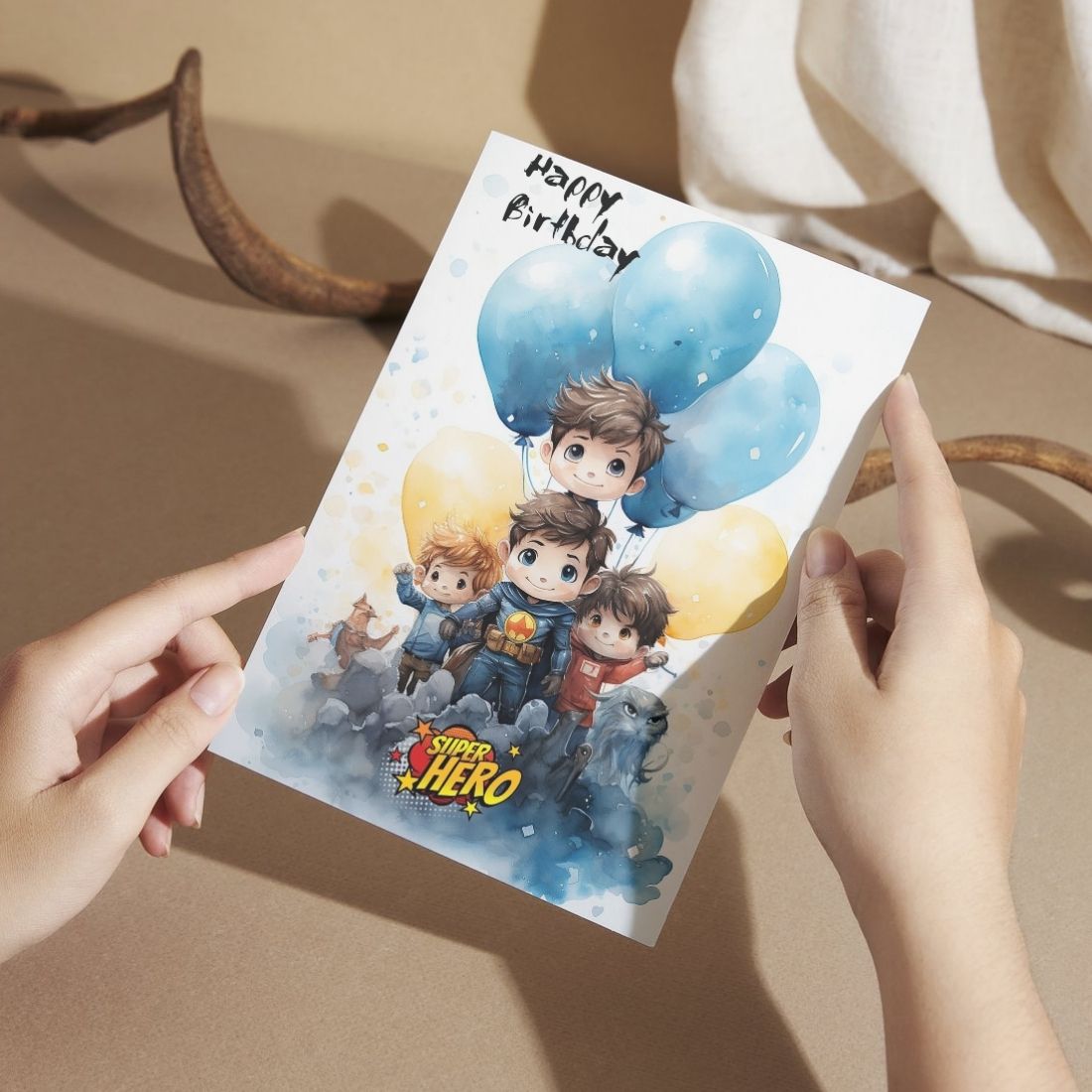 Son Birthday Greeting Card with Envelope