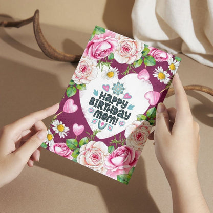 Mother Birthday Greeting Card with Envelope