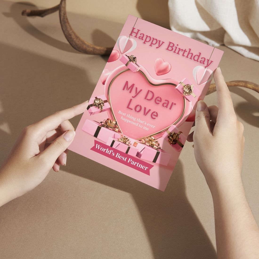 Love Birthday Greeting Card