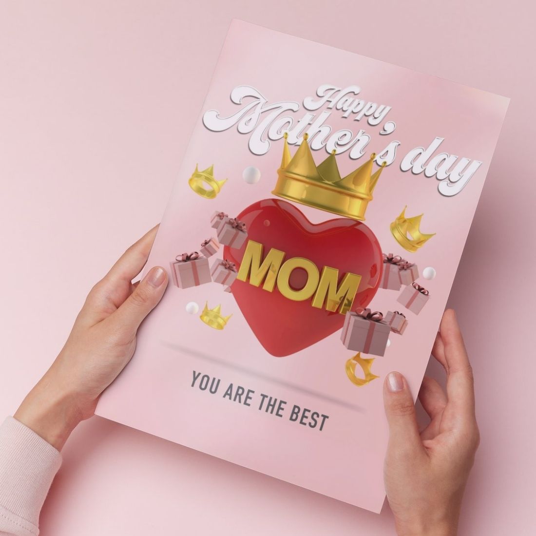 Mother's Day Greeting Card with Envelope - Gift for Mom