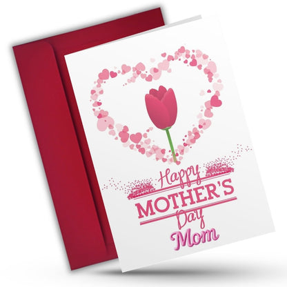 Mother's Day Greeting Card with Envelope - Gift for Mom