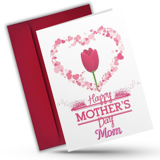 Mother's Day Greeting Card with Envelope - Gift for Mom