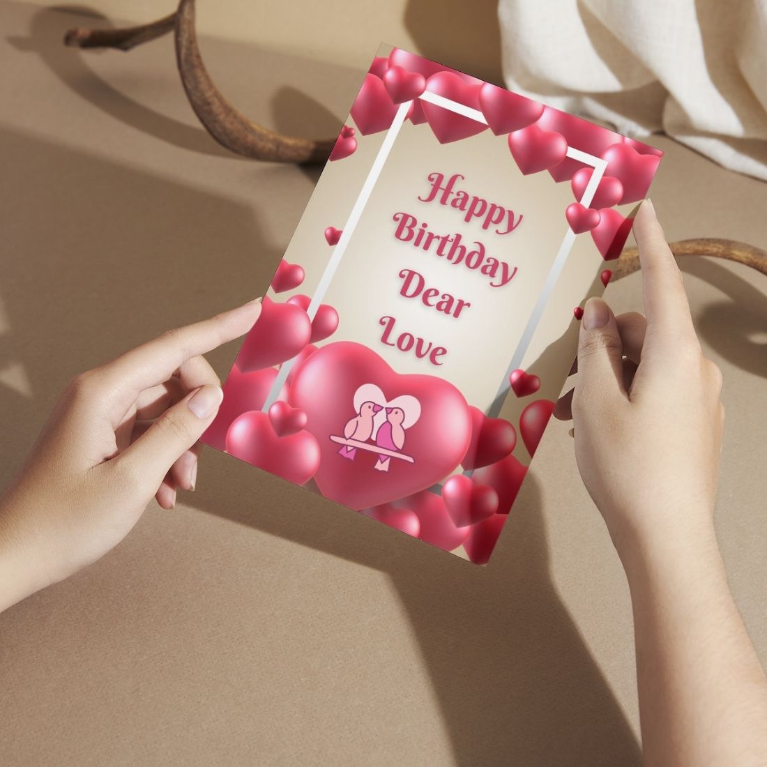 Love Birthday Greeting Card