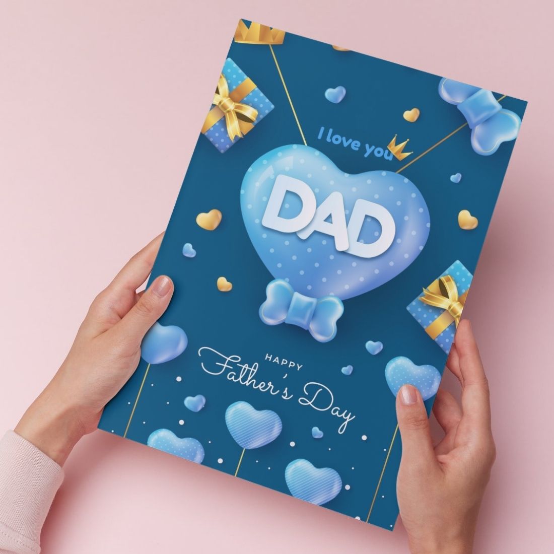 Father's Day Card for Dad — Printed Greeting Card with Envelope