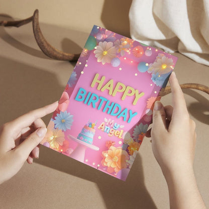 Daughter Birthday Greeting Card with Envelope