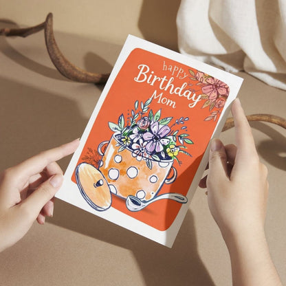 Mother Birthday Greeting Card with Envelope