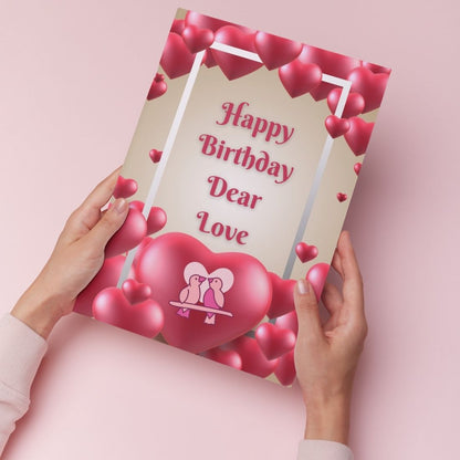 Love Birthday Greeting Card