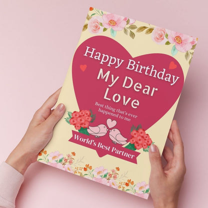 Love Birthday Greeting Card