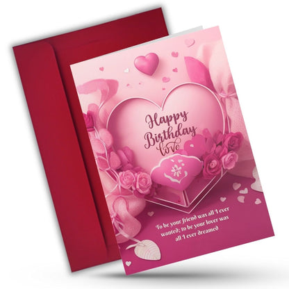 Love Birthday Greeting Card