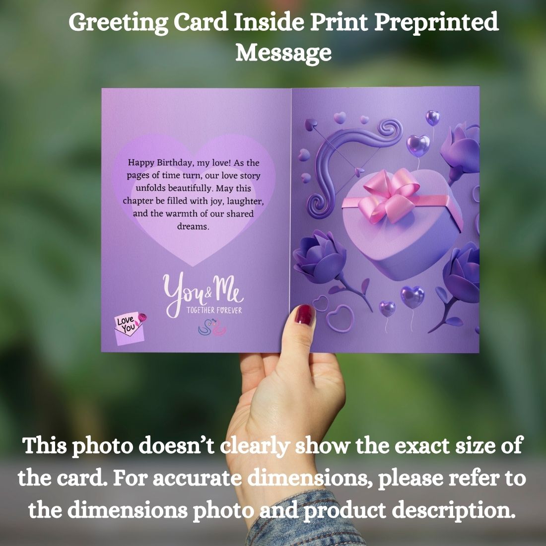 Love Birthday Greeting Card