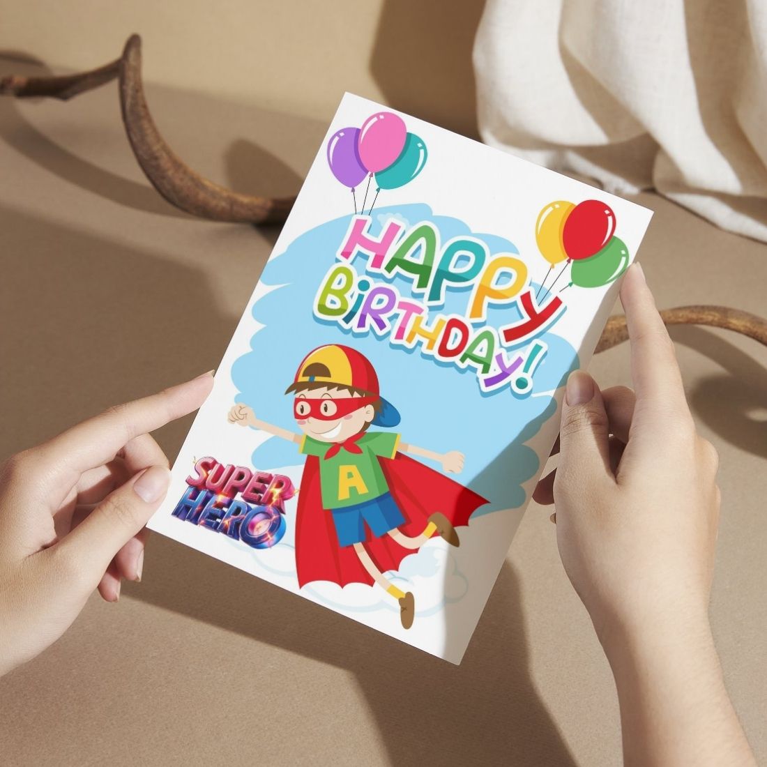 Son Birthday Greeting Card with Envelope