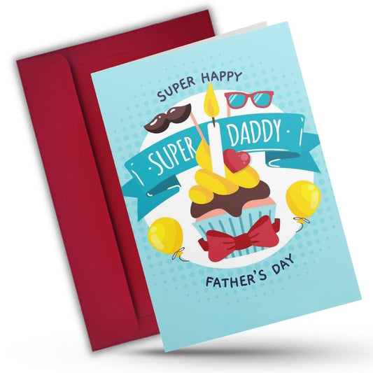 Father's Day Card for Dad — Printed Greeting Card with Envelope