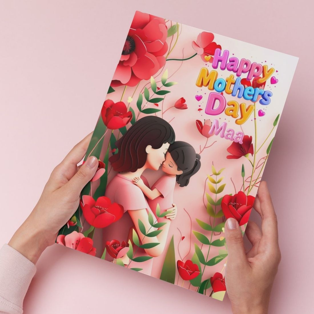Mother's Day Greeting Card with Envelope - Gift for Mom