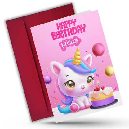 Daughter Birthday Greeting Card with Envelope