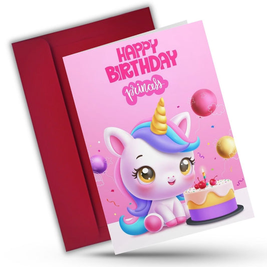 Daughter Birthday Greeting Card with Envelope