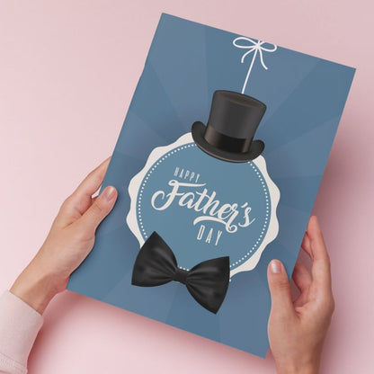 Father's Day Card for Dad — Printed Greeting Card with Envelope