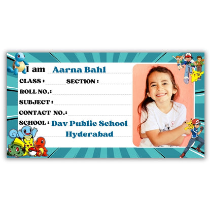 Kids Photo Name Slips Pack of 36