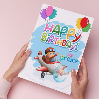 Son Birthday Greeting Card with Envelope
