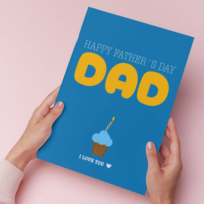 Father's Day Card for Dad — Printed Greeting Card with Envelope